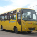 scuolabus giallo della ditta fratarcangeli